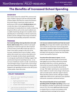 The Benefits of Increased School Spending