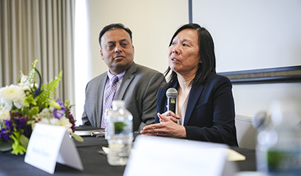 image of Jadine Chou on a Northwestern panel