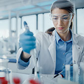 female scientist in a lab