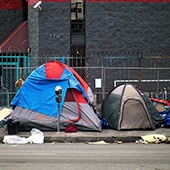 Image of homeless camp in L.A.