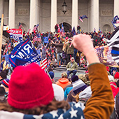 protesters at U.S. Capitol on Jan. 6th